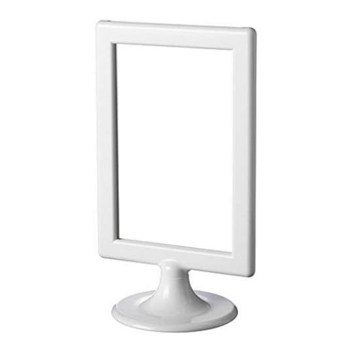 4×6 Tabletop Sign – White