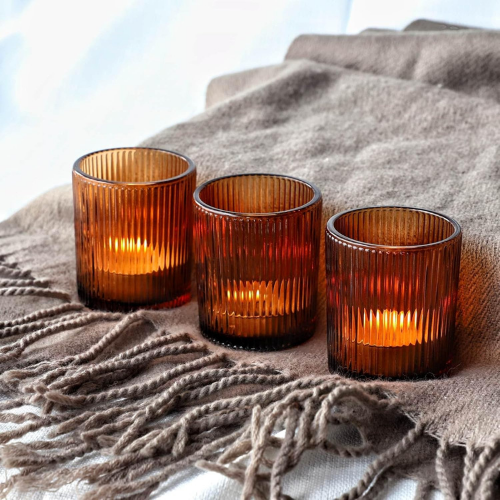 Amber Candle Votives