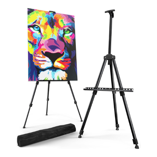 Black Aluminum Easels