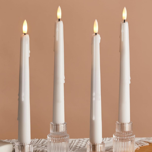 Candlestick LED Taper – White