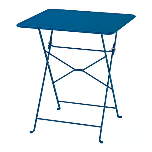 Dark Blue Square Table