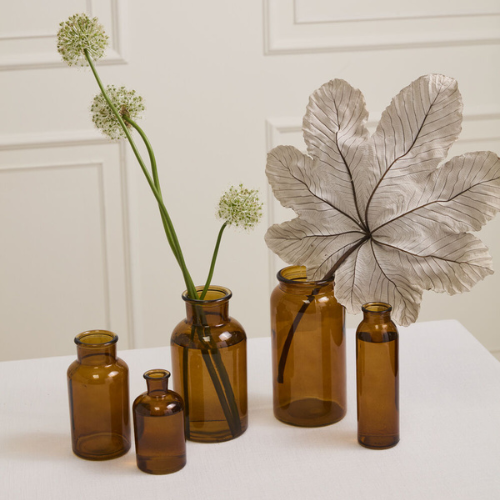 Amber Bud Vases 2